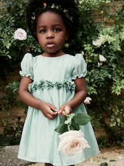 Mint Green Corsage Flower Girl Dress (3mths-8yrs) - Image 1 of 4