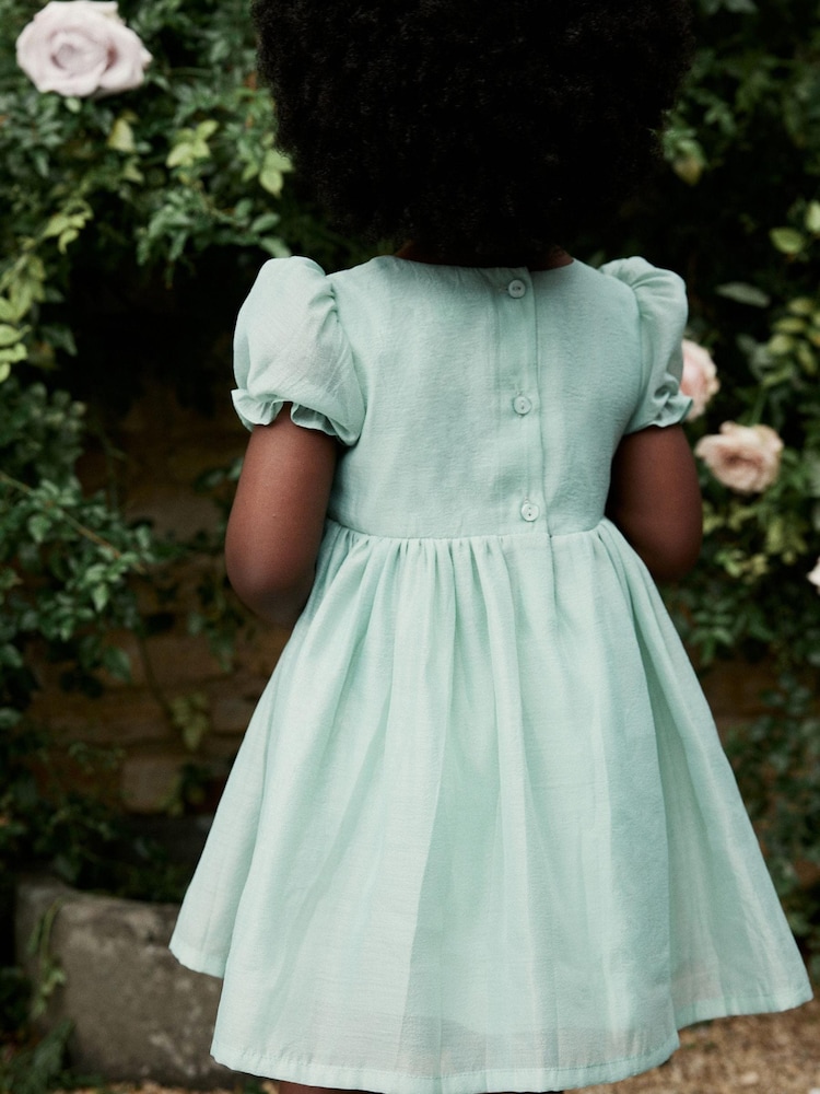 Mint Green Corsage Flower Girl Dress (3mths-8yrs) - Image 2 of 4