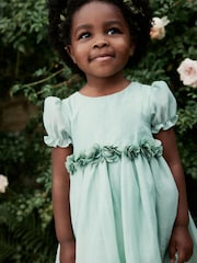 Mint Green Corsage Flower Girl Dress (3mths-8yrs) - Image 4 of 4