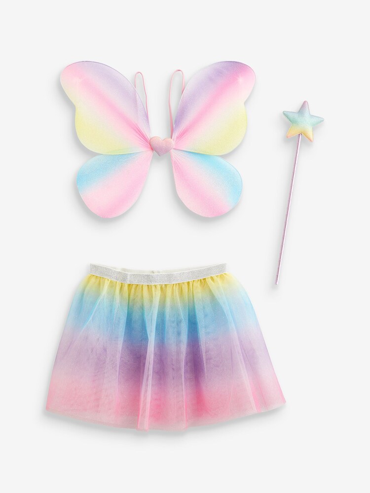 Angels By Accessorize Natural Kids Rainbow Dress Up Set - Image 1 of 5 Angels By Accessorize Natural Kids Rainbow Dress Up Set - Image 1 of 5