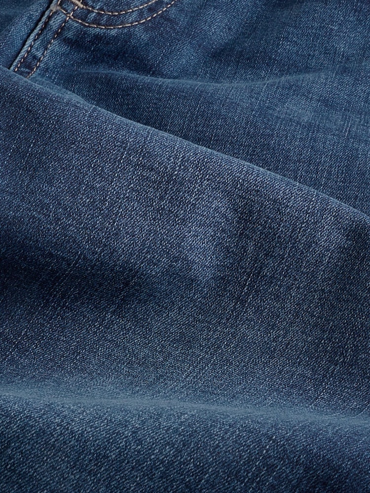 Denim Dark Blue Capri Cropped Jeans - Image 5 of 5