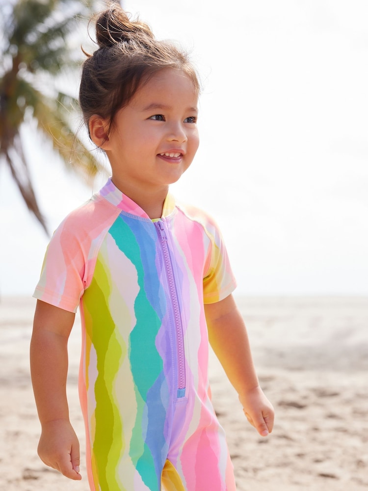 Multi Rainbow Sunsafe Swimsuit (3mths-7yrs) - Image 1 of 1