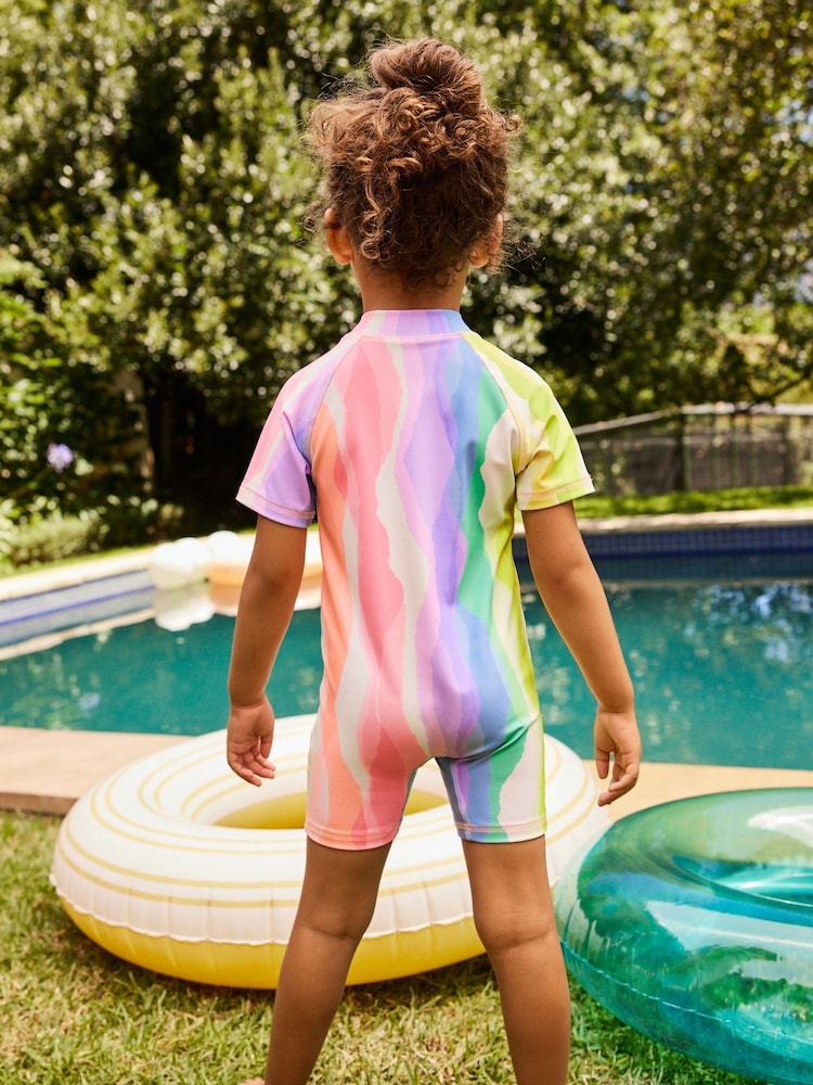 Multi Rainbow Sunsafe Swimsuit (3mths-7yrs) - Image 9 of 9
