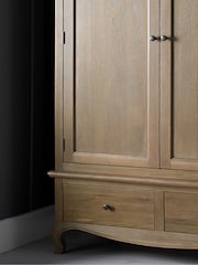 Time 4 Sleep Natural Loire Double 2 Drawer Wardrobe - Image 2 of 4