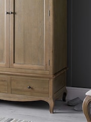 Time 4 Sleep Natural Loire Double 2 Drawer Wardrobe - Image 3 of 4
