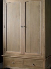 Time 4 Sleep Natural Loire Double 2 Drawer Wardrobe - Image 4 of 4