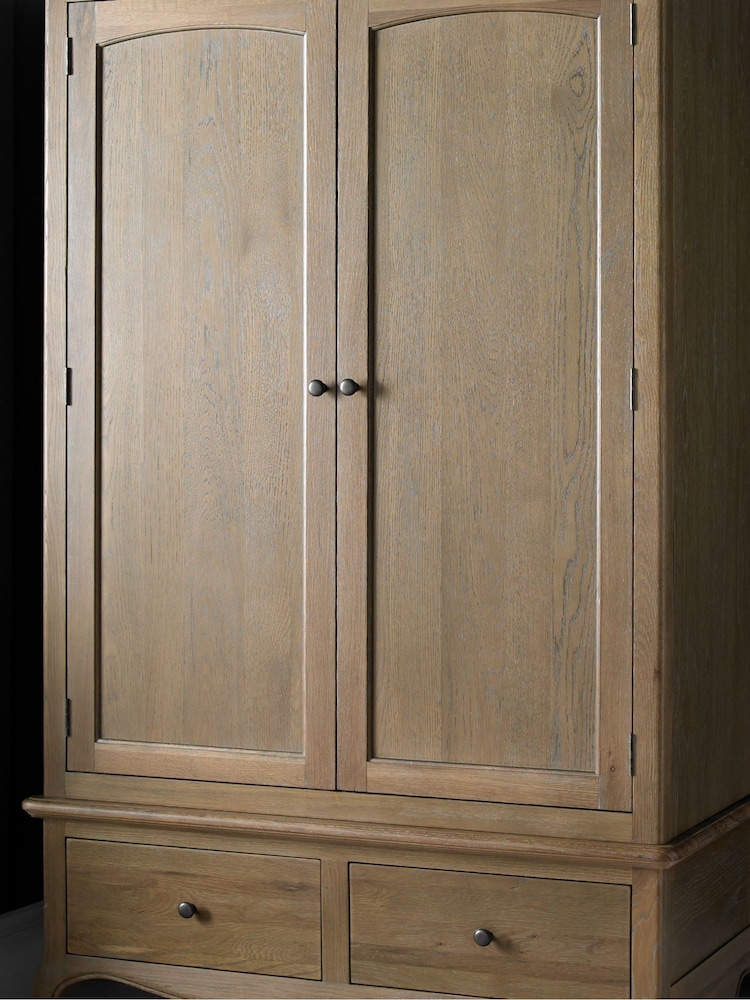 Time 4 Sleep Natural Loire Double 2 Drawer Wardrobe - Image 4 of 4