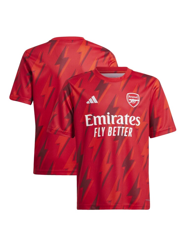 adidas Red Arsenal Pre Match Top - Image 1 of 6 adidas Red Arsenal Pre Match Top - Image 1 of 6