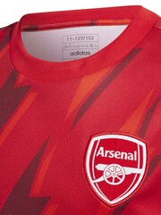adidas Red Arsenal Pre Match Top - Image 4 of 6