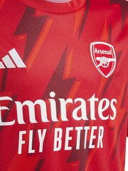 adidas Red Arsenal Pre Match Top - Image 5 of 6