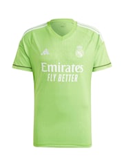 adidas Green Real Madrid Home Goalkeeper Shirt - Image 2 of 3
