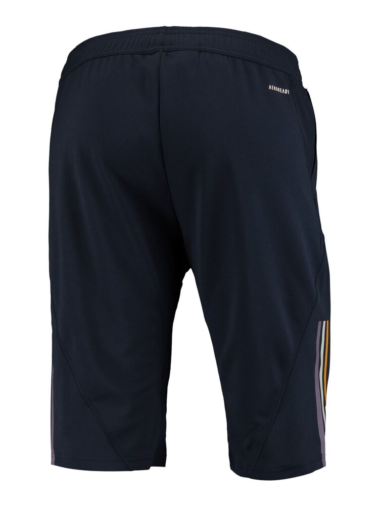 adidas Black Real Madrid Training 1/2 Joggers - Image 3 of 3 adidas Black Real Madrid Training 1/2 Joggers - Image 3 of 3