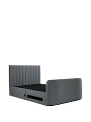 time4sleep Grey Onelife Upholstered TV Ottoman Storage Bed - Image 4 of 5