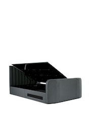 time4sleep Grey Onelife Upholstered TV Ottoman Storage Bed - Image 5 of 5