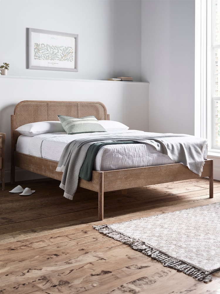 time4sleep Natural Colmar Rattan LFE Bed Frame - Image 1 of 5 time4sleep Natural Colmar Rattan LFE Bed Frame - Image 1 of 5