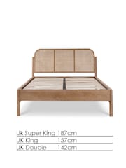 time4sleep Natural Colmar Rattan LFE Bed Frame - Image 3 of 5