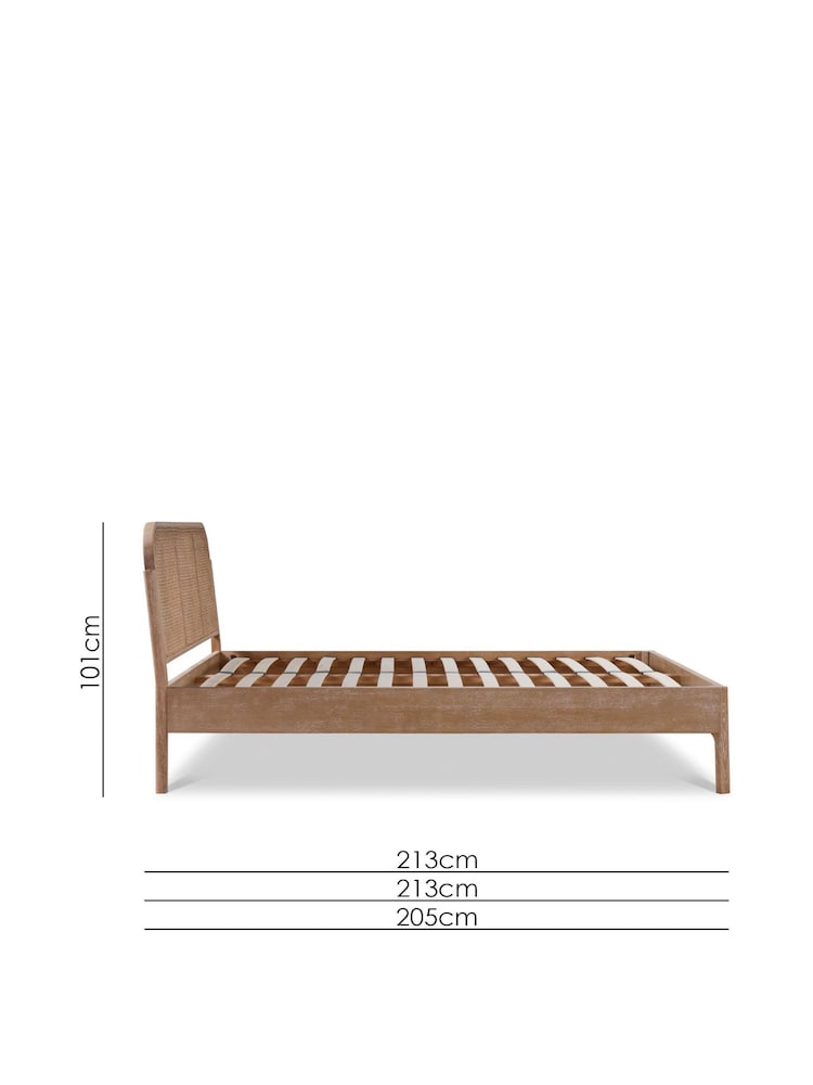 time4sleep Natural Colmar Rattan LFE Bed Frame - Image 5 of 5 time4sleep Natural Colmar Rattan LFE Bed Frame - Image 5 of 5