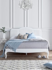 time4sleep White Siena Rattan Bed Frame - Image 1 of 4