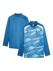 Puma Blue Manchester City Pre Match T-Shirt - Image 1 of 2