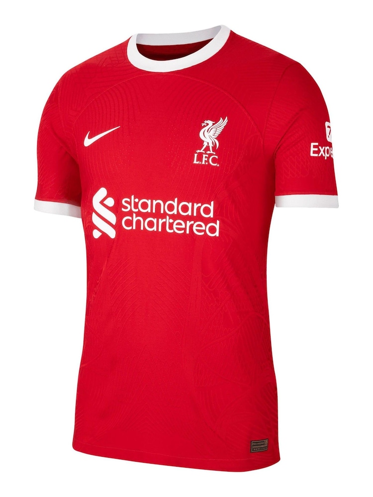 Nike Red Blank Liverpool Home Match Shirt 2023-24 - Image 2 of 3