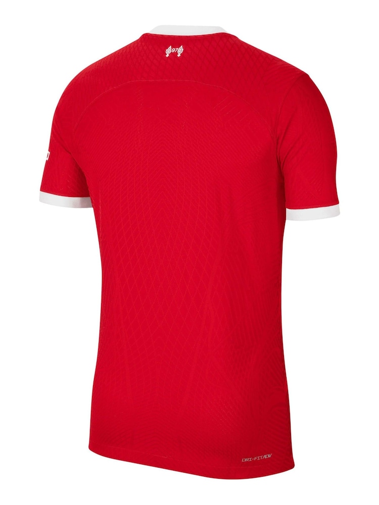 Nike Red Blank Liverpool Home Match Shirt 2023-24 - Image 3 of 3