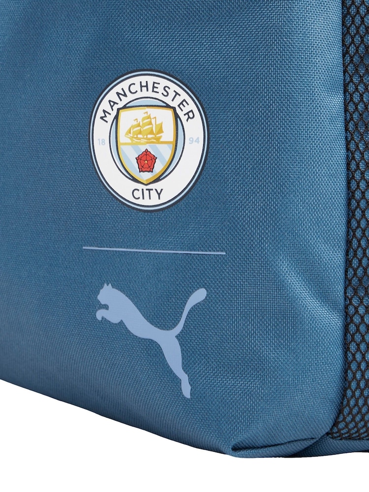 Puma Blue Blank Manchester City Home Long Sleeves Shirt Kids - Image 3 of 3 Puma Blue Blank Manchester City Home Long Sleeves Shirt Kids - Image 3 of 3