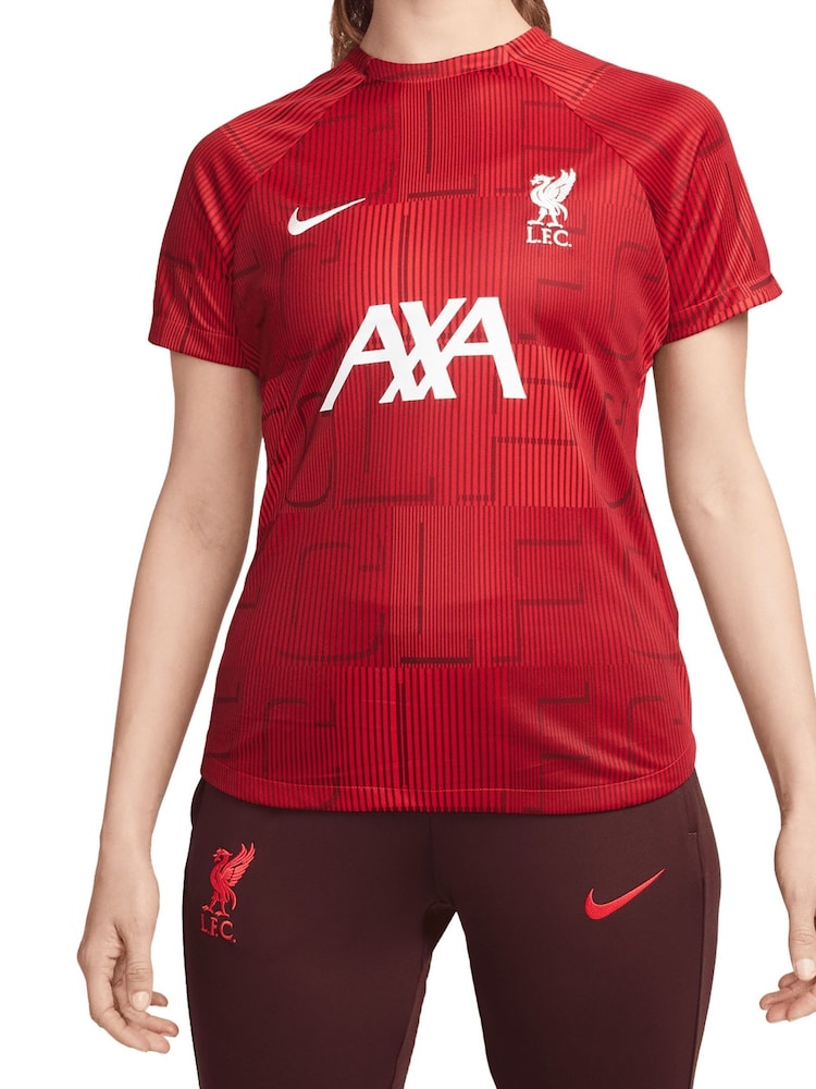Nike Red Liverpool Academy Pro Pre Match Top Womens - Image 1 of 3