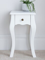 Time4Sleep White Siena Rattan Bedside - Image 1 of 2