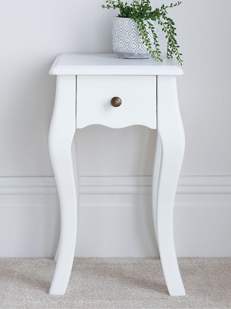 Time4Sleep White Siena Rattan Bedside - Image 1 of 2