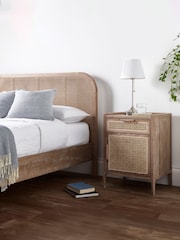 Time4Sleep Natural Annecy 2 Drawer/1 Door Wooden Bedside - Image 2 of 2