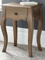 Time4Sleep Natural Loire 1 Drawer Lamp Stand - Image 3 of 4