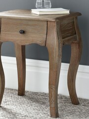 Time4Sleep Natural Loire 1 Drawer Lamp Stand - Image 4 of 4