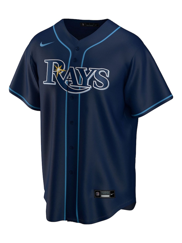 Fanatics Blue Tampa Bay Rays Nike Official Replica Alternate Jersey - Image 2 of 3