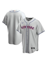 Fanatics Grey New York Mets Nike Official Replica Road Jersey - Image 1 of 3