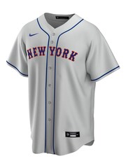 Fanatics Grey New York Mets Nike Official Replica Road Jersey - Image 2 of 3