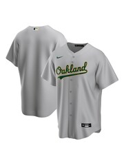 Fanatics Grey Oakland Athletics Nike Official Replica Road Jersey - Image 1 of 3