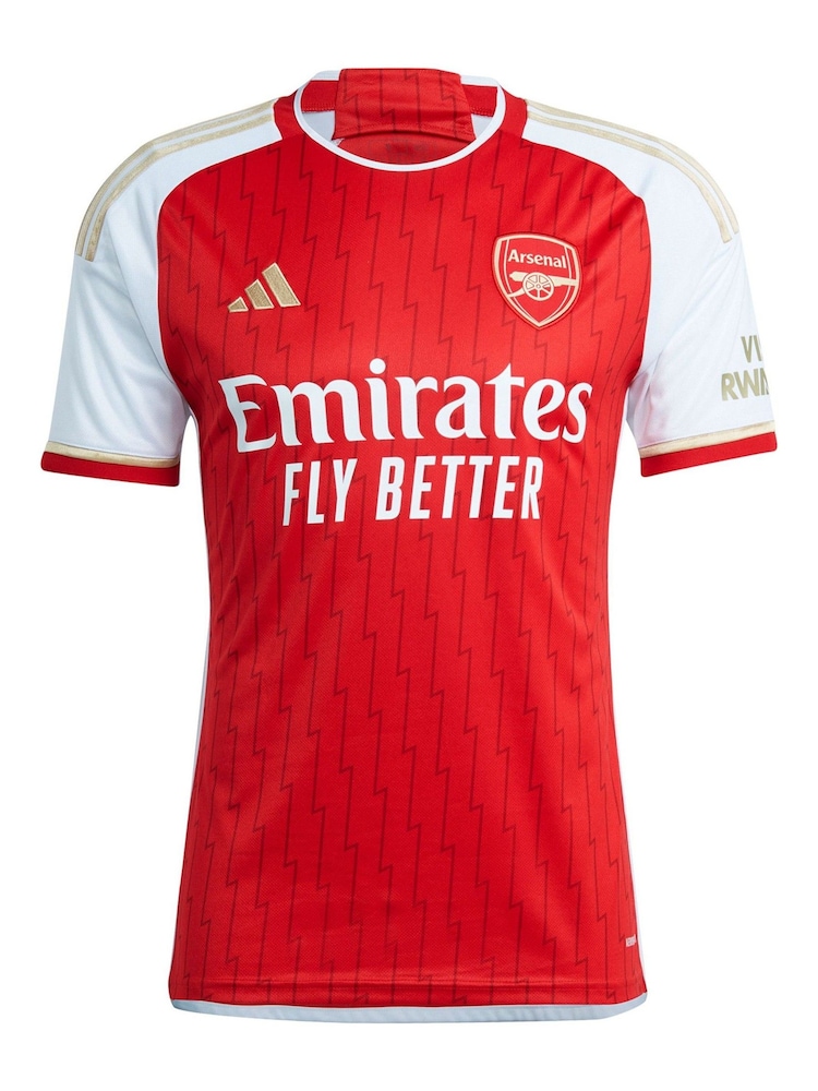 adidas Red Martinelli - 11 Football Arsenal FC Stadium 23/24 Home Shirt - Image 2 of 3