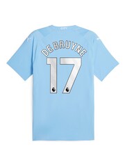 Blau - De Bruyne - 17 - Puma Manchester City Home Authentic Hemd - Bild 3 von 3