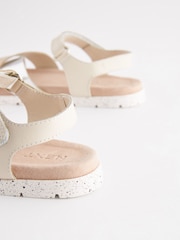 Mixed Metallic Leather Woven Sandals - Image 7 of 8