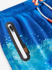 Blue Board Swim Shorts (3-16yrs) - Image 4 of 4