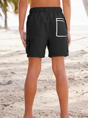 Schwarz, Cargo - Badeshorts (3–16 Jahre) - Bild 2 von 7