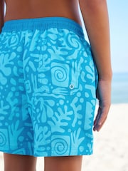 Blue Printed Swim Shorts (3mths-16yrs) - Image 3 of 7