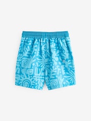 Blue Printed Swim Shorts (3mths-16yrs) - Image 5 of 7