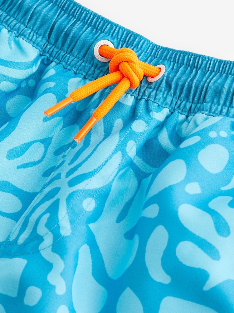 Blue Printed Swim Shorts (3mths-16yrs) - Image 7 of 7