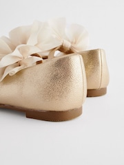 Gold Standard Fit (F) Mary Jane Flower Girl Bow Occasion Shoes - Image 6 of 6
