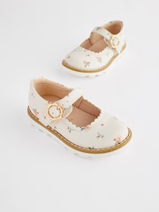 White Floral Mary Jane Shoes - Image 1 of 6