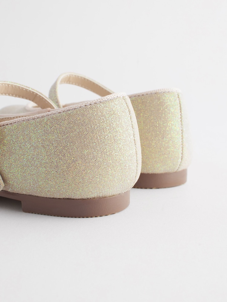 Ivory Gold Standard Fit (F) Bridesmaid Occasion Mary Jane Shoes - Image 6 of 6 Ivory Gold Standard Fit (F) Bridesmaid Occasion Mary Jane Shoes - Image 6 of 6
