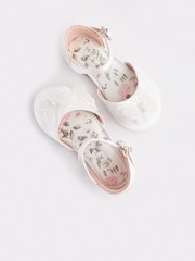 White Butterfly Bridesmaid Occasion Shoes - Image 5 of 7