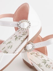 White Butterfly Bridesmaid Occasion Shoes - Image 7 of 7