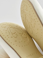 Ivory Standard Fit (F) Mary Jane Bridesmaid Bow Occasion Shoes - Image 4 of 5